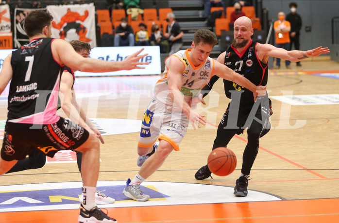 Basketball Superliga 2021/22, Grunddurchgang 17.Runde Klosterneuburg Dukes vs. Flyers Wels