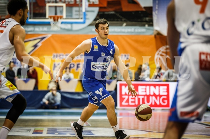 Basketball, ABL 2018/19, Grunddurchgang 16.Runde, Kapfenberg Bulls, Oberwart Gunners, Jakob Szkutta (4)