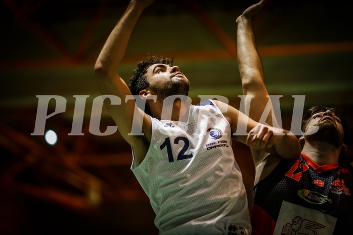 Basketball, 2.Bundesliga, Grunddurchgang 13.Runde, BBC Nord Dragonz, UBC St. Pölten, Lukas Baumgartner (12)
