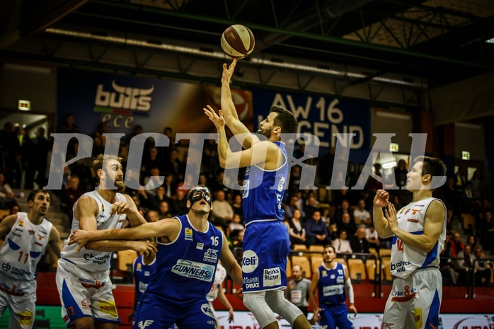 Basketball, ABL 2018/19, Grunddurchgang 16.Runde, Kapfenberg Bulls, Oberwart Gunners, Hannes Ochsenhofer (9)