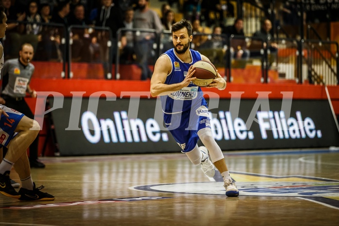 Basketball, ABL 2018/19, Grunddurchgang 16.Runde, Kapfenberg Bulls, Oberwart Gunners, Hannes Ochsenhofer (9)
