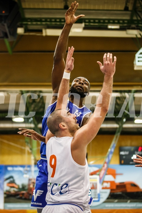 Basketball, ABL 2018/19, Grunddurchgang 16.Runde, Kapfenberg Bulls, Oberwart Gunners, Christopher Tawiah (14)