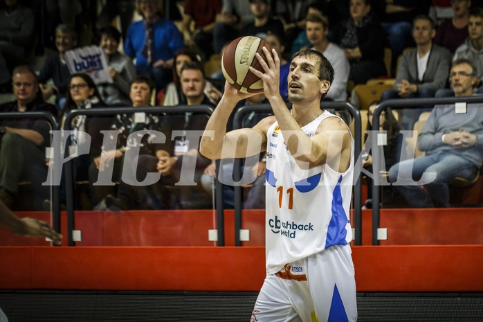 Basketball, ABL 2018/19, Grunddurchgang 16.Runde, Kapfenberg Bulls, Oberwart Gunners, Milan Stegnjaic (11)