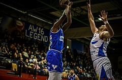 Basketball, ABL 2018/19, Grunddurchgang 16.Runde, Kapfenberg Bulls, Oberwart Gunners, Christopher Tawiah (14)
