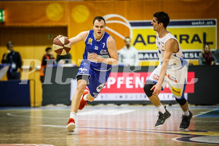 Basketball, ABL 2018/19, Grunddurchgang 16.Runde, Kapfenberg Bulls, Oberwart Gunners, Sebastian Käferle (7)