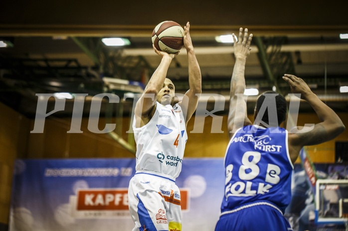 Basketball, ABL 2018/19, Grunddurchgang 16.Runde, Kapfenberg Bulls, Oberwart Gunners, Elijah Wilson (4)