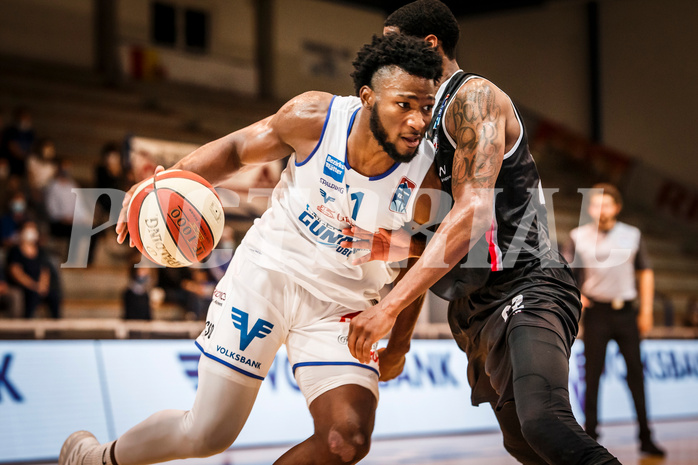 Basketball, bet-at-home Basketball Superliga 2020/21, Grunddurchgang, 4. Runde, Oberwart Gunners, Raiffeisen Flyers Wels, Freddie McSwain Jr. (11)