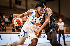 Basketball, bet-at-home Basketball Superliga 2020/21, Grunddurchgang, 4. Runde, Oberwart Gunners, Raiffeisen Flyers Wels, Freddie McSwain Jr. (11)