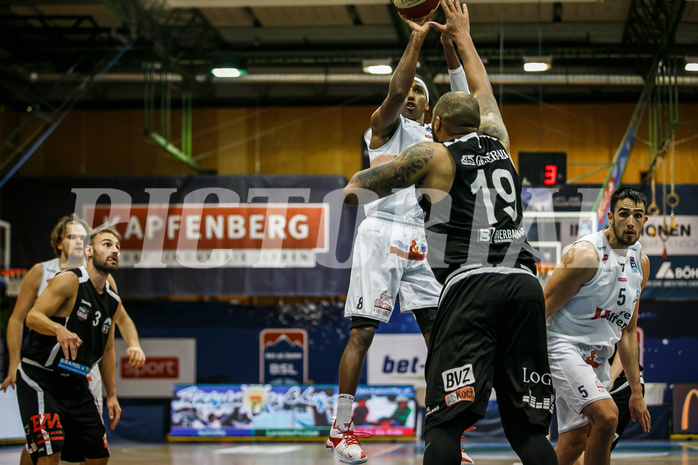 Basketball, Basketball Austria Cup, Cup Achtelfinale, Kapfenberg Bulls, Mattersburg Rocks, Eric McClellan (8); Gary WARE (19)