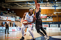 Basketball, bet-at-home Basketball Superliga 2020/21, Grunddurchgang, 4. Runde, Oberwart Gunners, Raiffeisen Flyers Wels, Quincy Diggs (13)