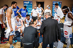 Basketball, bet-at-home Basketball Superliga 2020/21, Grunddurchgang, 4. Runde, Oberwart Gunners, Raiffeisen Flyers Wels, Timeout