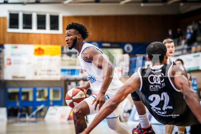 Basketball, bet-at-home Basketball Superliga 2020/21, Grunddurchgang, 4. Runde, Oberwart Gunners, Raiffeisen Flyers Wels, Freddie McSwain Jr. (11)