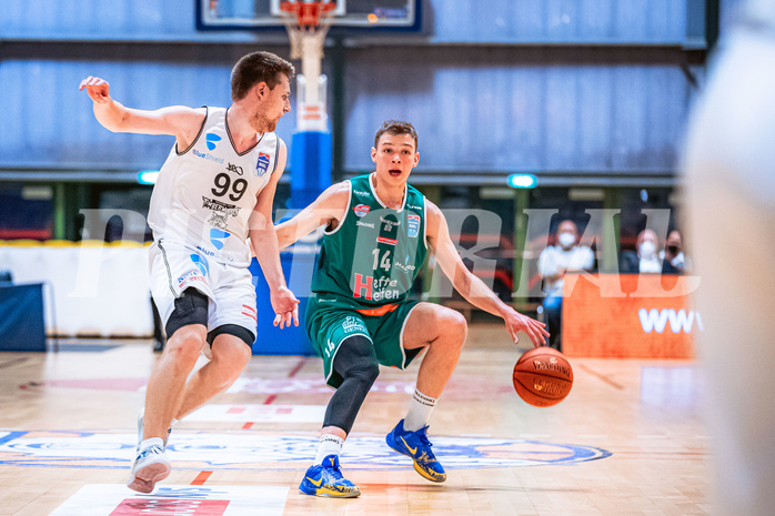 Basketball Basketball Superliga 2021/22, Grunddurchgang 17.Runde Vienna D.C. Timberwolves vs. Kapfenberg Bulls