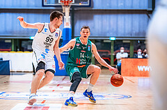 Basketball Basketball Superliga 2021/22, Grunddurchgang 17.Runde Vienna D.C. Timberwolves vs. Kapfenberg Bulls