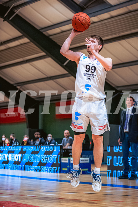 Basketball Basketball Superliga 2021/22, Grunddurchgang 17.Runde Vienna D.C. Timberwolves vs. Kapfenberg Bulls