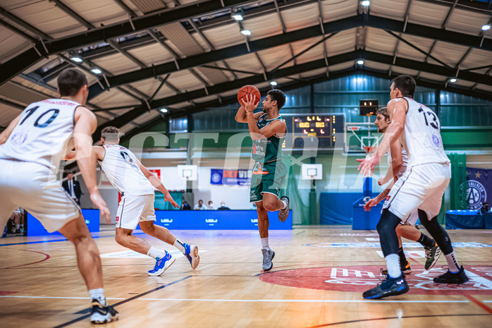 Basketball Basketball Superliga 2021/22, Grunddurchgang 17.Runde Vienna D.C. Timberwolves vs. Kapfenberg Bulls