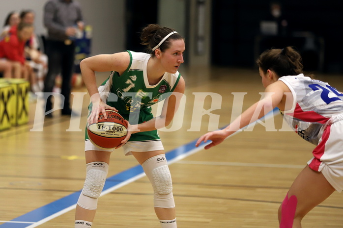 12.02.2022, Basketball Damen Superliga 2021/22, Grunddurchgang 8.Runde,  
UBSC-DBBC Graz vs. UBI Graz. 