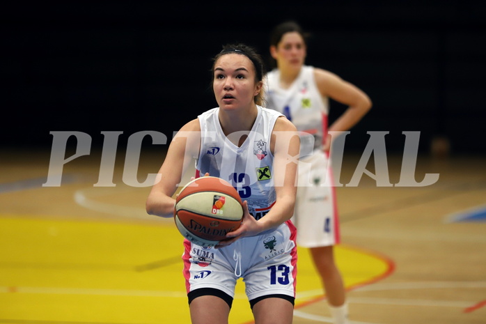12.02.2022, Basketball Damen Superliga 2021/22, Grunddurchgang 8.Runde,  
UBSC-DBBC Graz vs. UBI Graz. 