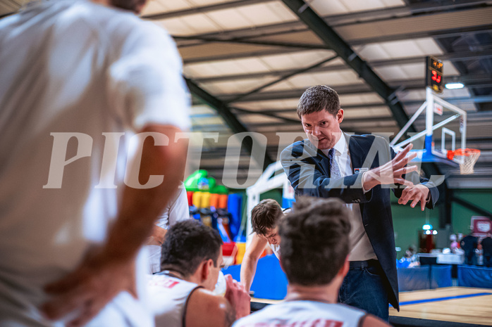 Basketball Basketball Superliga 2021/22, Grunddurchgang 17.Runde Vienna D.C. Timberwolves vs. Kapfenberg Bulls
