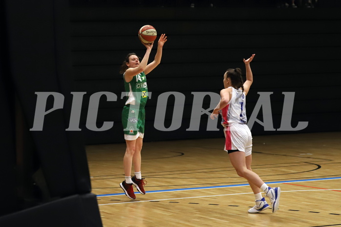 12.02.2022, Basketball Damen Superliga 2021/22, Grunddurchgang 8.Runde,  
UBSC-DBBC Graz vs. UBI Graz. 