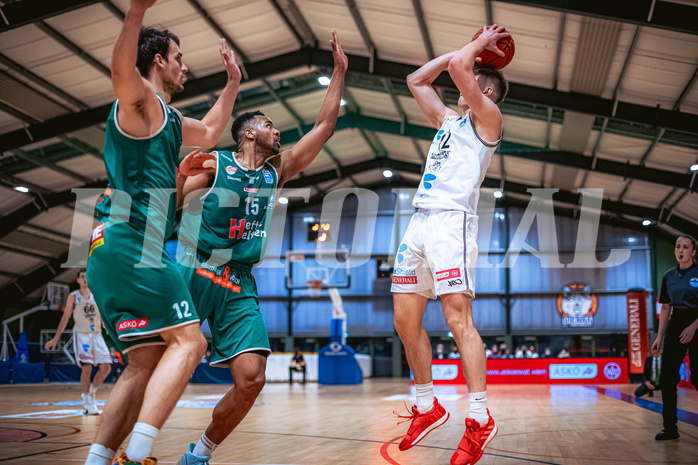 Basketball Basketball Superliga 2021/22, Grunddurchgang 17.Runde Vienna D.C. Timberwolves vs. Kapfenberg Bulls