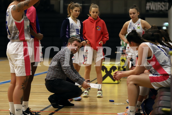12.02.2022, Basketball Damen Superliga 2021/22, Grunddurchgang 8.Runde,  
UBSC-DBBC Graz vs. UBI Graz. 