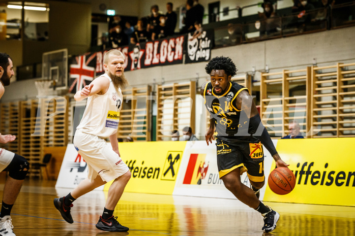 Basketball, Basketball Zweite Liga, Grunddurchgang 17.Runde, Mattersburg Rocks, Fürstenfeld Panthers, Fredrick Sims Jr. (14)