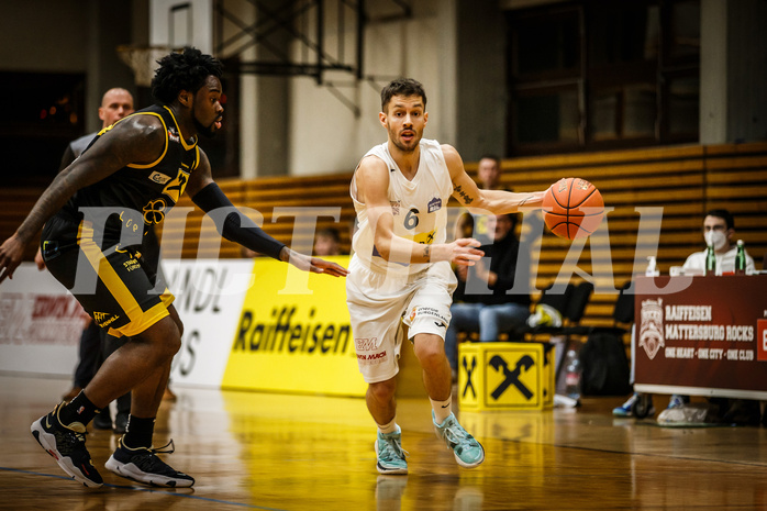 Basketball, Basketball Zweite Liga, Grunddurchgang 17.Runde, Mattersburg Rocks, Fürstenfeld Panthers, Jan NICOLI (6)