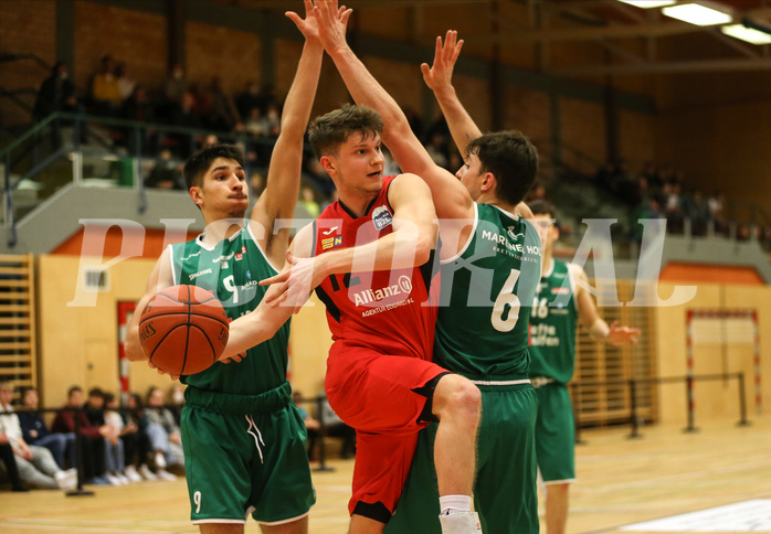 Basketball Zweite Liga 2021/22, Grunddurchgang 17.Runde Mistelbach Mustangs vs. Future Team Steiermark


