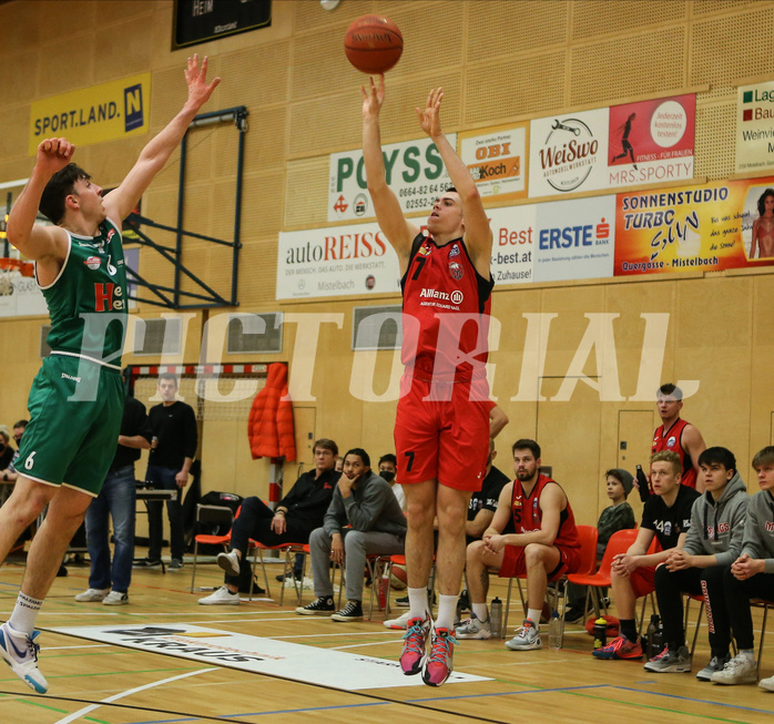 Basketball Zweite Liga 2021/22, Grunddurchgang 17.Runde Mistelbach Mustangs vs. Future Team Steiermark


