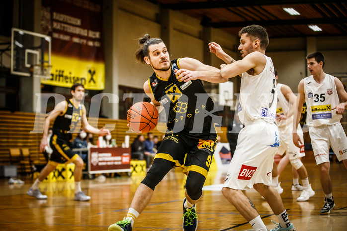 Basketball, Basketball Zweite Liga, Grunddurchgang 17.Runde, Mattersburg Rocks, Fürstenfeld Panthers, Adnan Hajder (9)