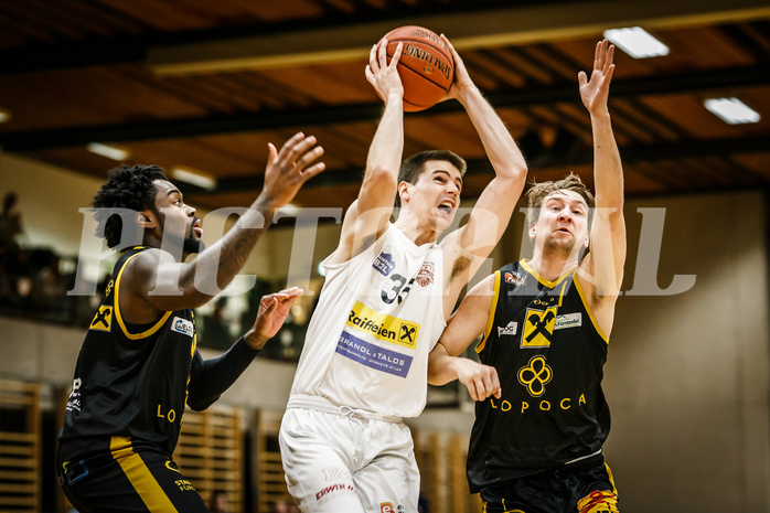Basketball, Basketball Zweite Liga, Grunddurchgang 17.Runde, Mattersburg Rocks, Fürstenfeld Panthers, Ivan Begic (35)