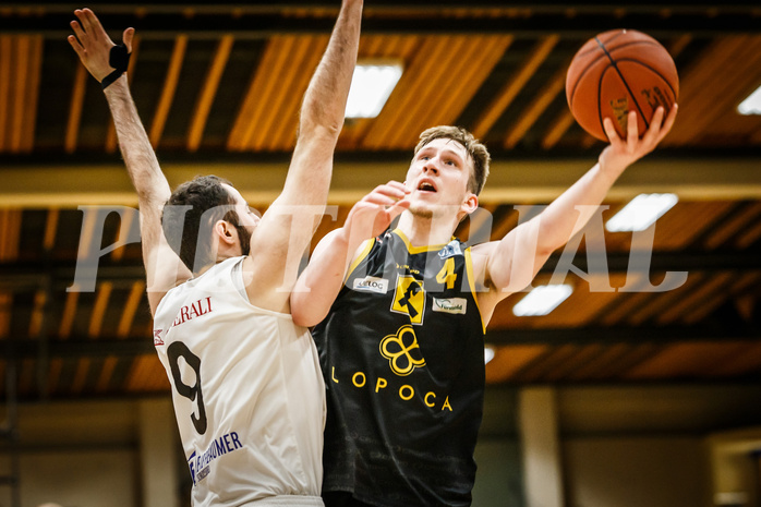 Basketball, Basketball Zweite Liga, Grunddurchgang 17.Runde, Mattersburg Rocks, Fürstenfeld Panthers, Andrija Blatancic (4)