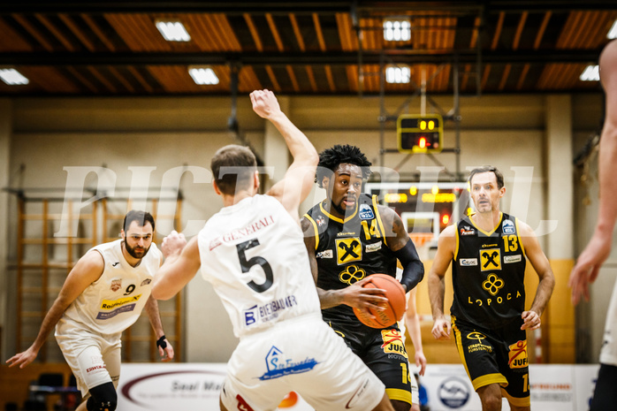 Basketball, Basketball Zweite Liga, Grunddurchgang 17.Runde, Mattersburg Rocks, Fürstenfeld Panthers, Fredrick Sims Jr. (14)