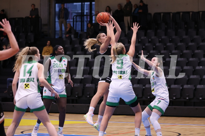 04.12.2022, Graz, Raiffeisen Sportpark, Basketball Damen Superliga 2022/23, Grunddurchgang 8.Runde, UBI Graz vs. Basket Flames,  