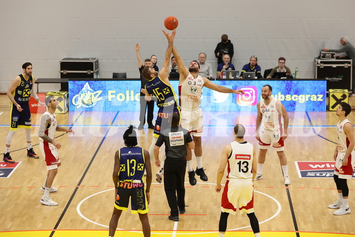 04.12.2022, Graz, Raiffeisen Sportpark Graz, Basketball Superliga 2022/23, Grunddurchgang, Runde 9, UBSC Raiffeisen Graz vs. BC GGMT Vienna 