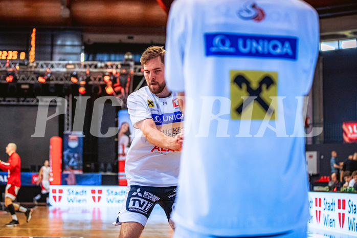 Basketball, Win2Day Superliga 2022/23, Playoff, Finale Spiel 4, BC Vienna, Gmunden Swans, Daniel Köppel (14)