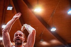 Basketball, Win2Day Superliga 2022/23, Playoff, Finale Spiel 4, BC Vienna, Gmunden Swans, Enis Murati (44)