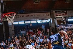 Basketball, Win2Day Superliga 2022/23, Playoff, Finale Spiel 4, BC Vienna, Gmunden Swans, Jahenns Manigat (21)
