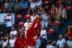 Basketball, Win2Day Superliga 2022/23, Playoff, Finale Spiel 4, BC Vienna, Gmunden Swans, Enis Murati (44)