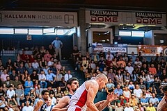 Basketball, Win2Day Superliga 2022/23, Playoff, Finale Spiel 4, BC Vienna, Gmunden Swans, Nemanja Milosevic (15)