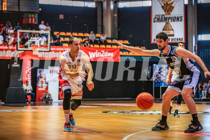 Basketball, Win2Day Superliga 2022/23, Playoff, Finale Spiel 4, BC Vienna, Gmunden Swans, Stefan Savic (13)