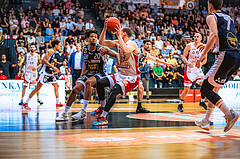 Basketball, Win2Day Superliga 2022/23, Playoff, Finale Spiel 4, BC Vienna, Gmunden Swans, Stefan Savic (13)