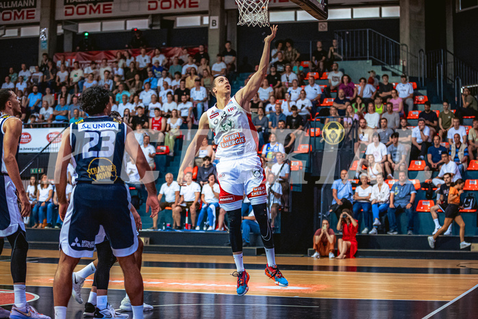 Basketball, Win2Day Superliga 2022/23, Playoff, Finale Spiel 4, BC Vienna, Gmunden Swans, Stefan Savic (13)