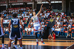 Basketball, Win2Day Superliga 2022/23, Playoff, Finale Spiel 4, BC Vienna, Gmunden Swans, Stefan Savic (13)