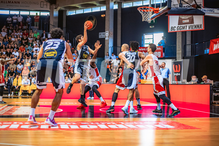 Basketball, Win2Day Superliga 2022/23, Playoff, Finale Spiel 4, BC Vienna, Gmunden Swans, Toni Blazan (10)