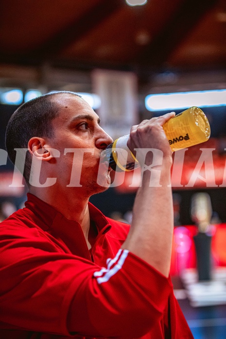 Basketball, Win2Day Superliga 2022/23, Playoff, Finale Spiel 4, BC Vienna, Gmunden Swans, Stefan Savic (13)