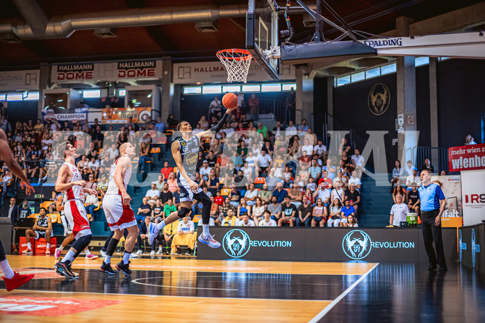 Basketball, Win2Day Superliga 2022/23, Playoff, Finale Spiel 4, BC Vienna, Gmunden Swans, Dominic Green (1)