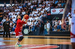 Basketball, Win2Day Superliga 2022/23, Playoff, Finale Spiel 4, BC Vienna, Gmunden Swans, Mustafa Hassan Zadeh (55)