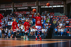 Basketball, Win2Day Superliga 2022/23, Playoff, Finale Spiel 4, BC Vienna, Gmunden Swans, Carlos Novas Mateo (2)